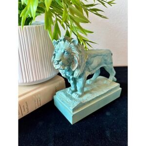 Vintage Art Institute Chicago Lion Sculpture Edward Kemeys Museum Replica 2000
